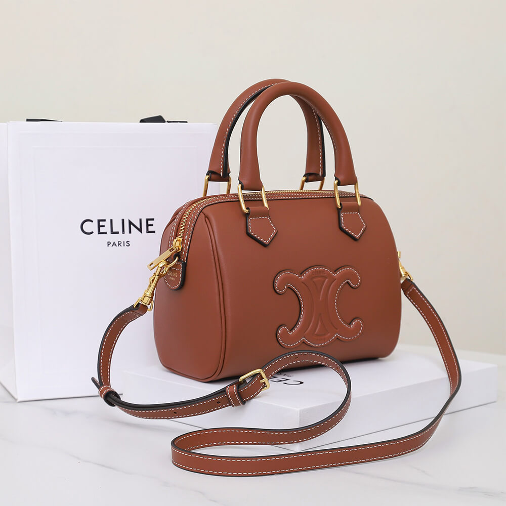 Ce1i*e SMALL BOSTON IN Smooth Calfskin