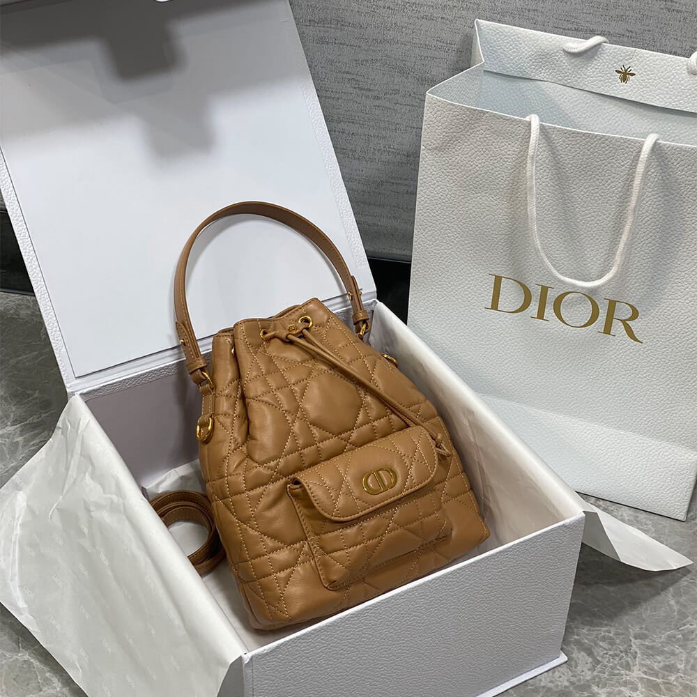 Small D10r Caro Bucket Bag(HIGH-END GRADE)