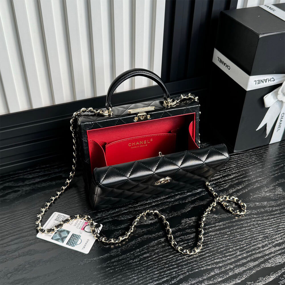 Ch**el Small box bag(HIGH-END GRADE)