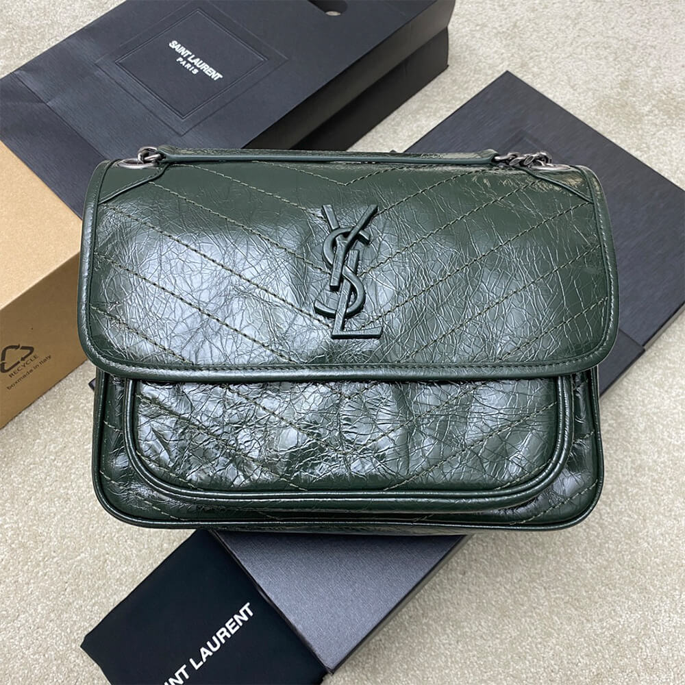 Y51 NIKI MEDIUM IN CRINKLED VINTAGE LEATHER(HIGH-END GRADE)
