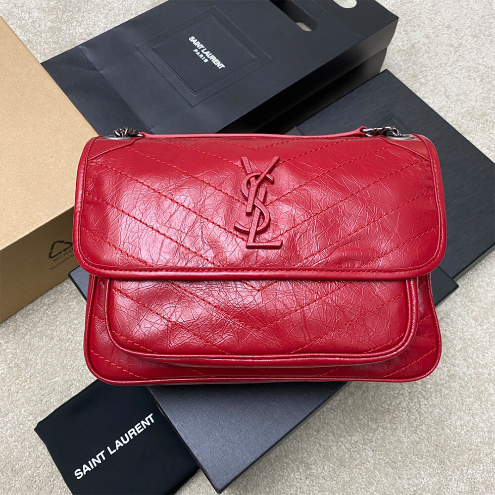 Y51 NIKI MEDIUM IN CRINKLED VINTAGE LEATHER(HIGH-END GRADE)