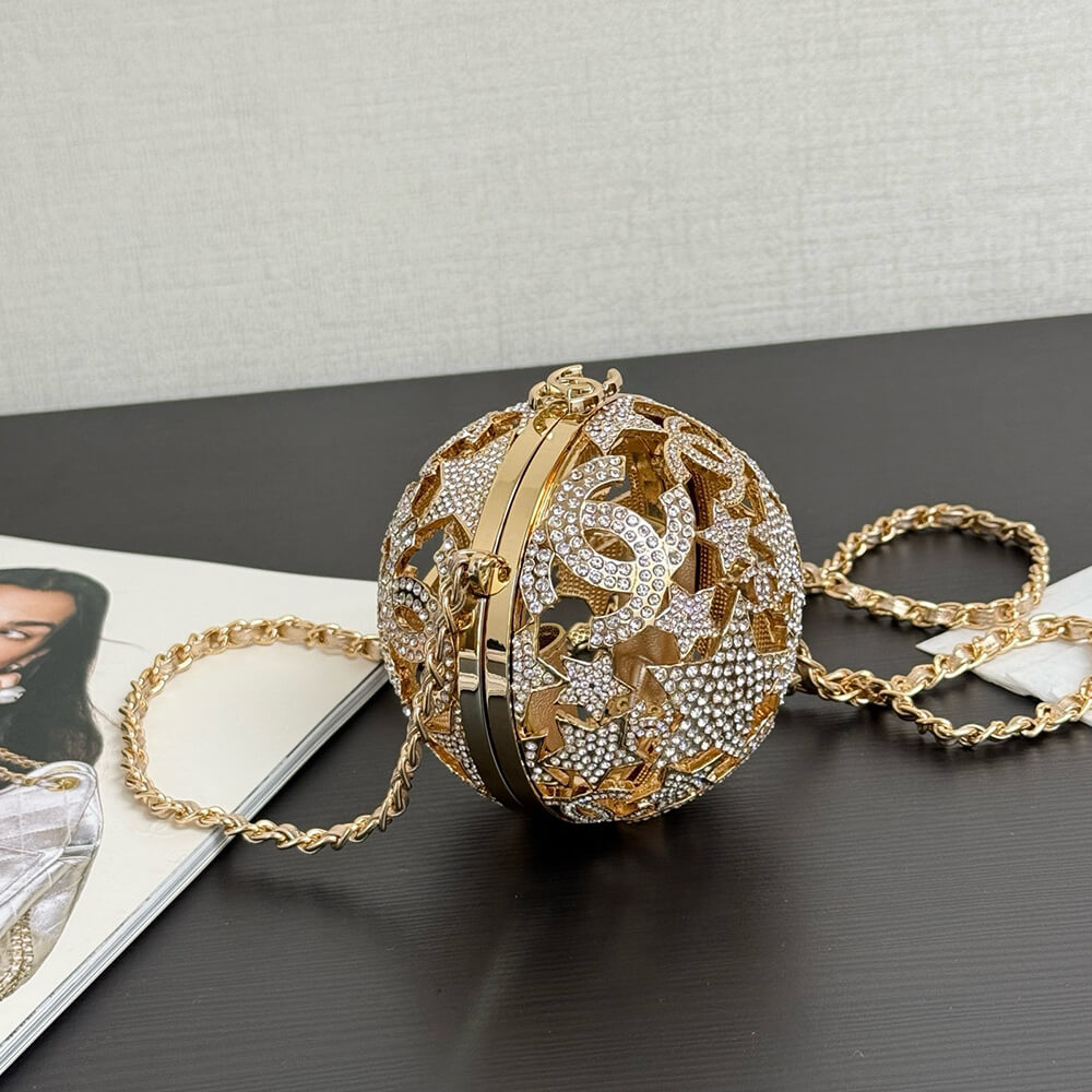 Ch**el Sphere Minaudiere(HIGH-END GRADE)