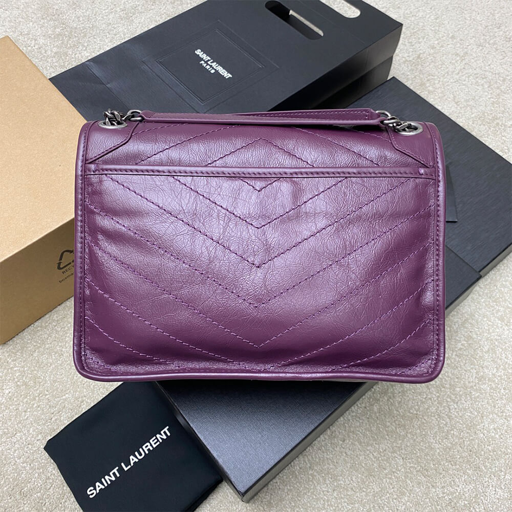Y51 NIKI MEDIUM IN CRINKLED VINTAGE LEATHER(HIGH-END GRADE)