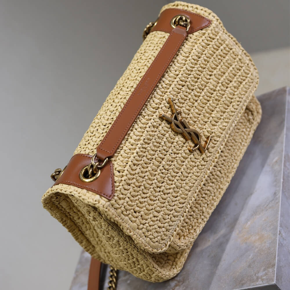 Y51 NIKI medium in raffia(HIGH-END GRADE)