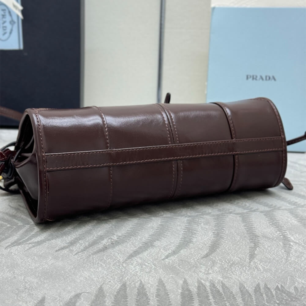 Pra*a Bonnie small leather shoulder bag(HIGH-END GRADE)