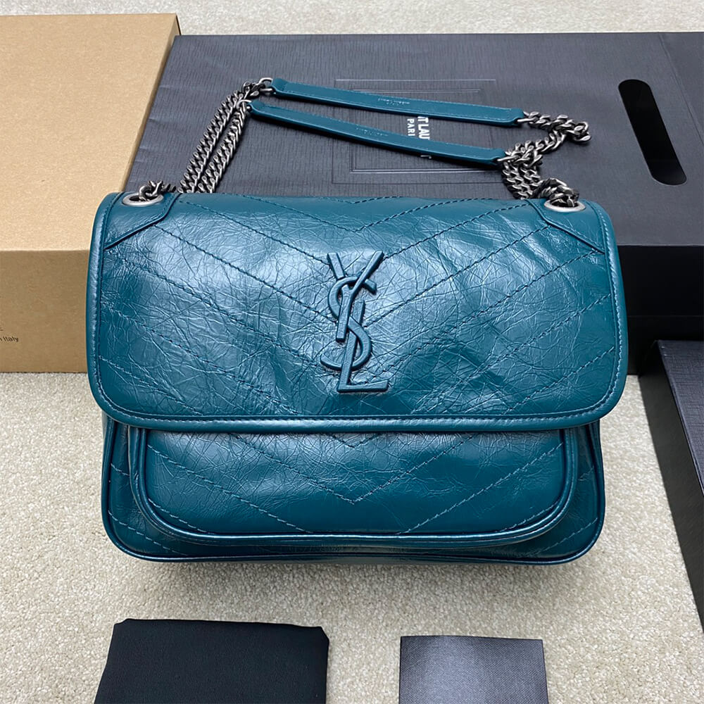 Y51 NIKI MEDIUM IN CRINKLED VINTAGE LEATHER(HIGH-END GRADE)