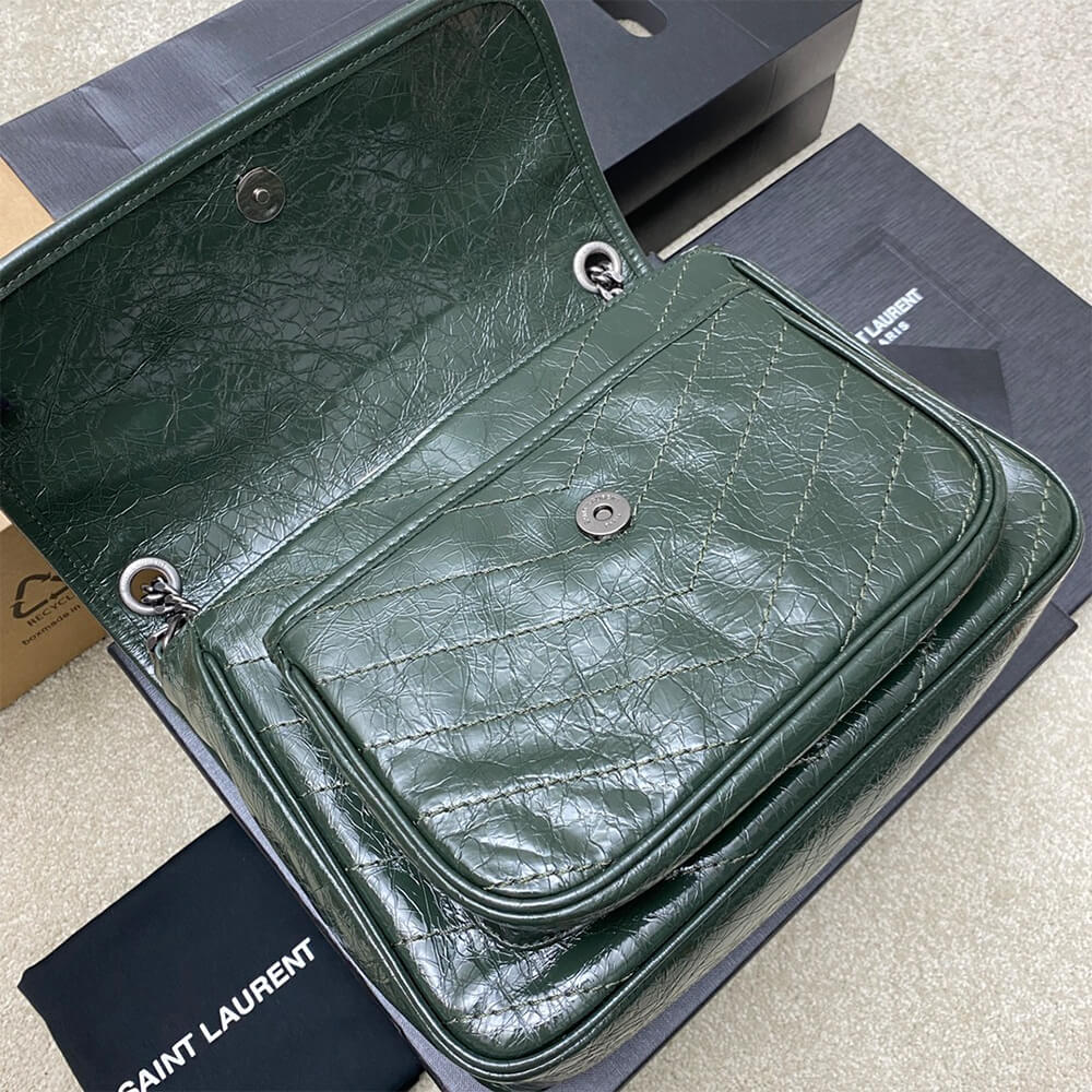 Y51 NIKI MEDIUM IN CRINKLED VINTAGE LEATHER(HIGH-END GRADE)