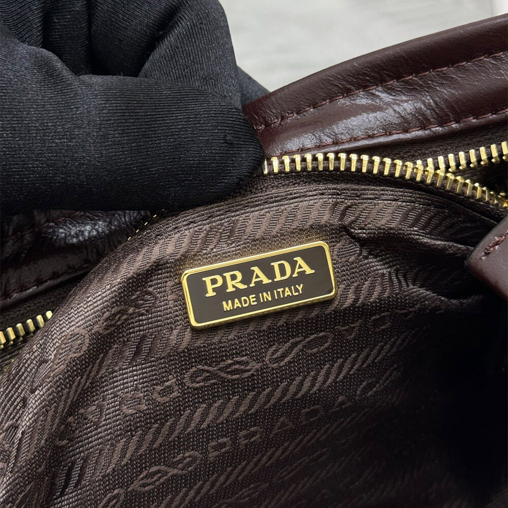 Pra*a Bonnie small leather shoulder bag(HIGH-END GRADE)