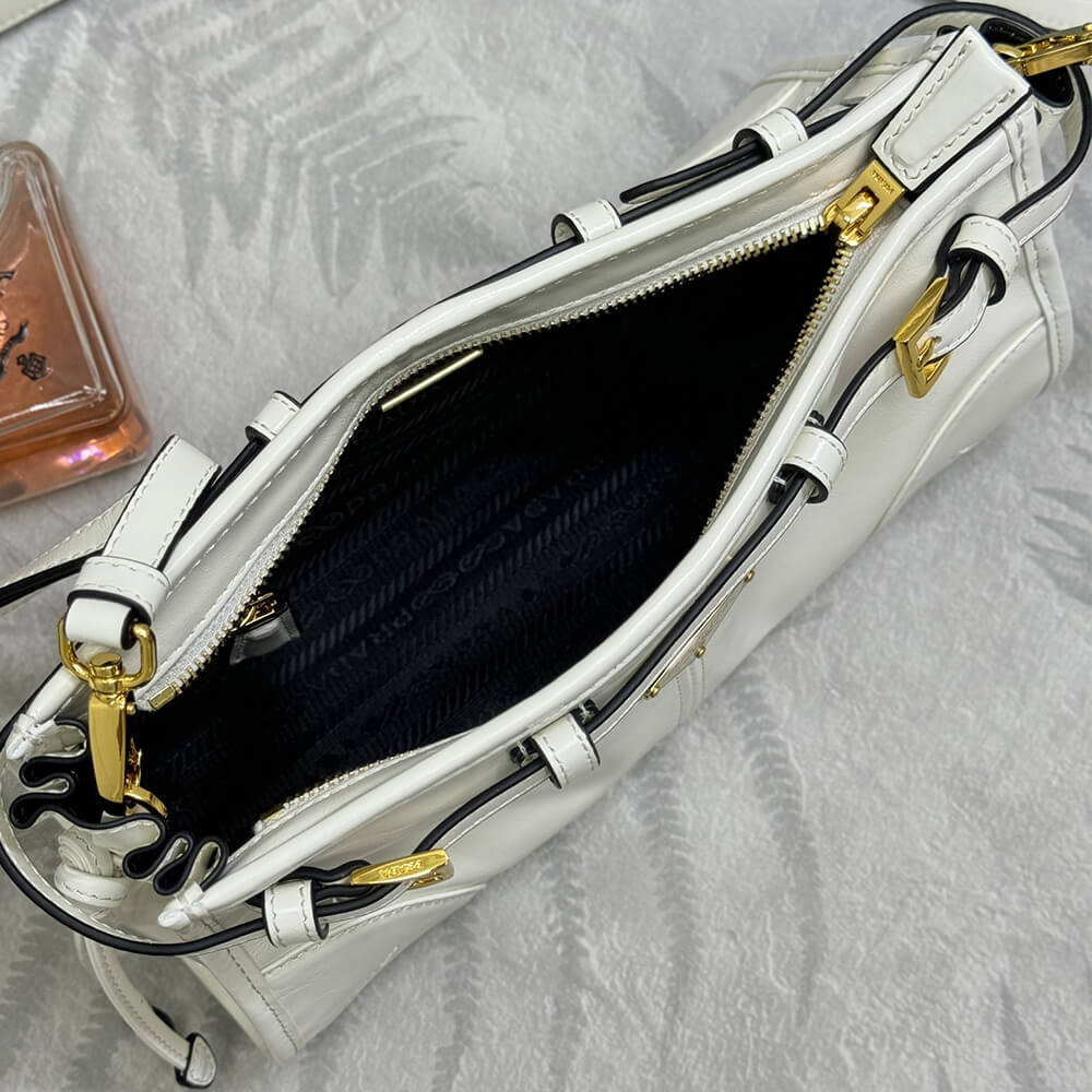 Pra*a Bonnie small leather shoulder bag(HIGH-END GRADE)