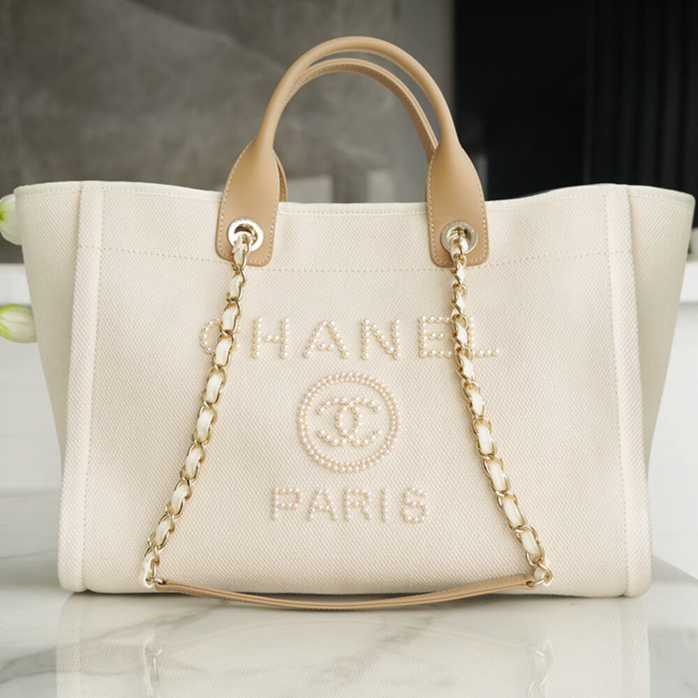 Ch**el Deauville Large Tote(HIGH-END GRADE)