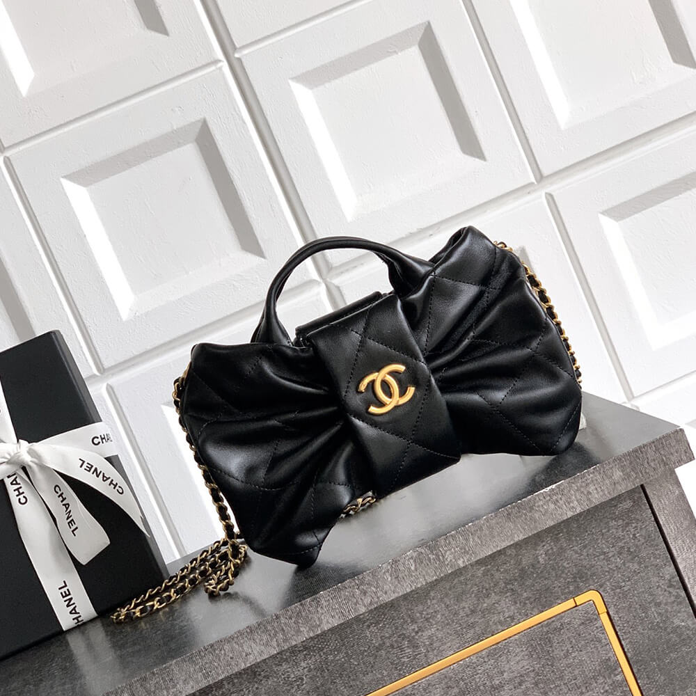 Ch**el Mini Bow Bag(HIGH-END GRADE)