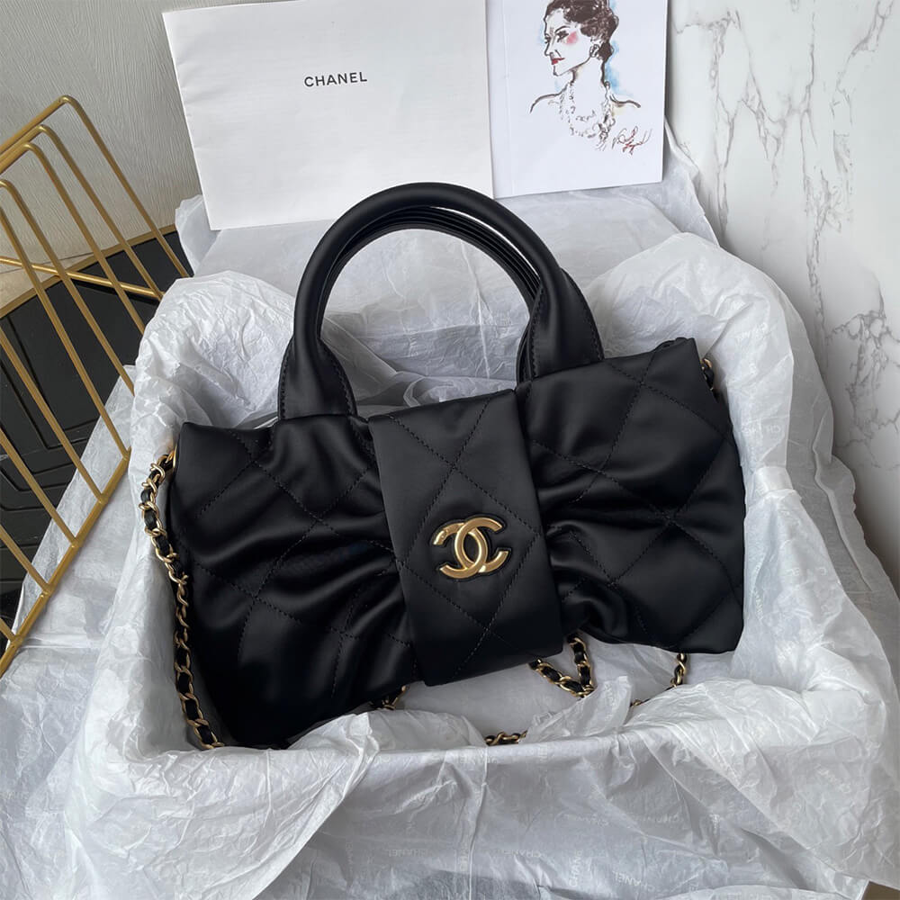 Ch**el Mini Bow Bag(HIGH-END GRADE)