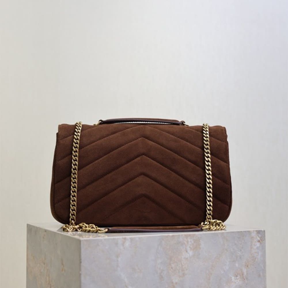 Y51 LOULOU Medium in MATELASSE suede(HIGH-END GRADE)