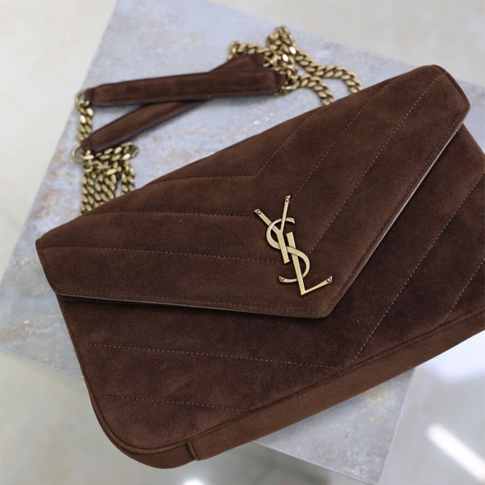 Y51 LOULOU Medium in MATELASSE suede(HIGH-END GRADE)
