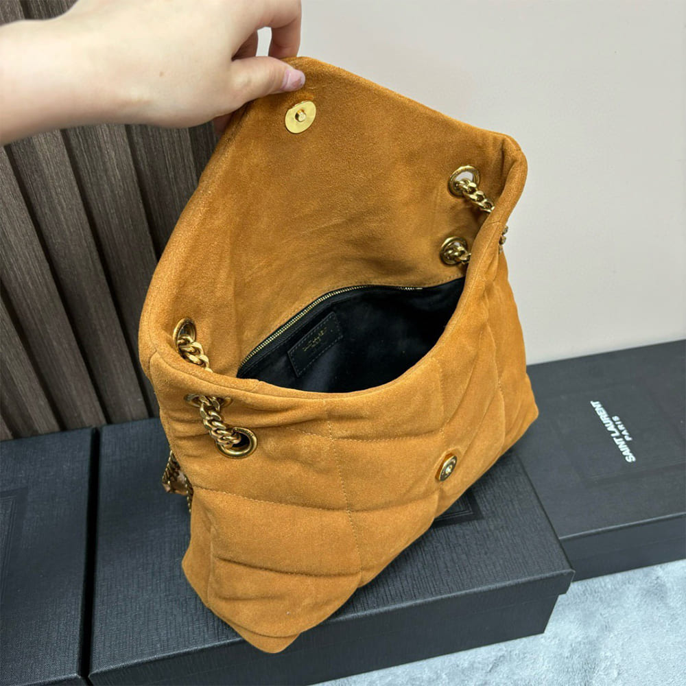Y51 PUFFER small in suede(HIGH-END GRADE)