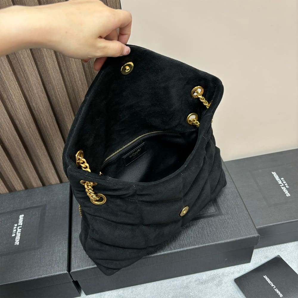 Y51 PUFFER small in suede(HIGH-END GRADE)