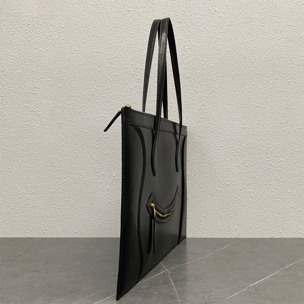 CLINE FLAT CABAS NEW LUGGAGE IN GLOSSY CALFSKIN