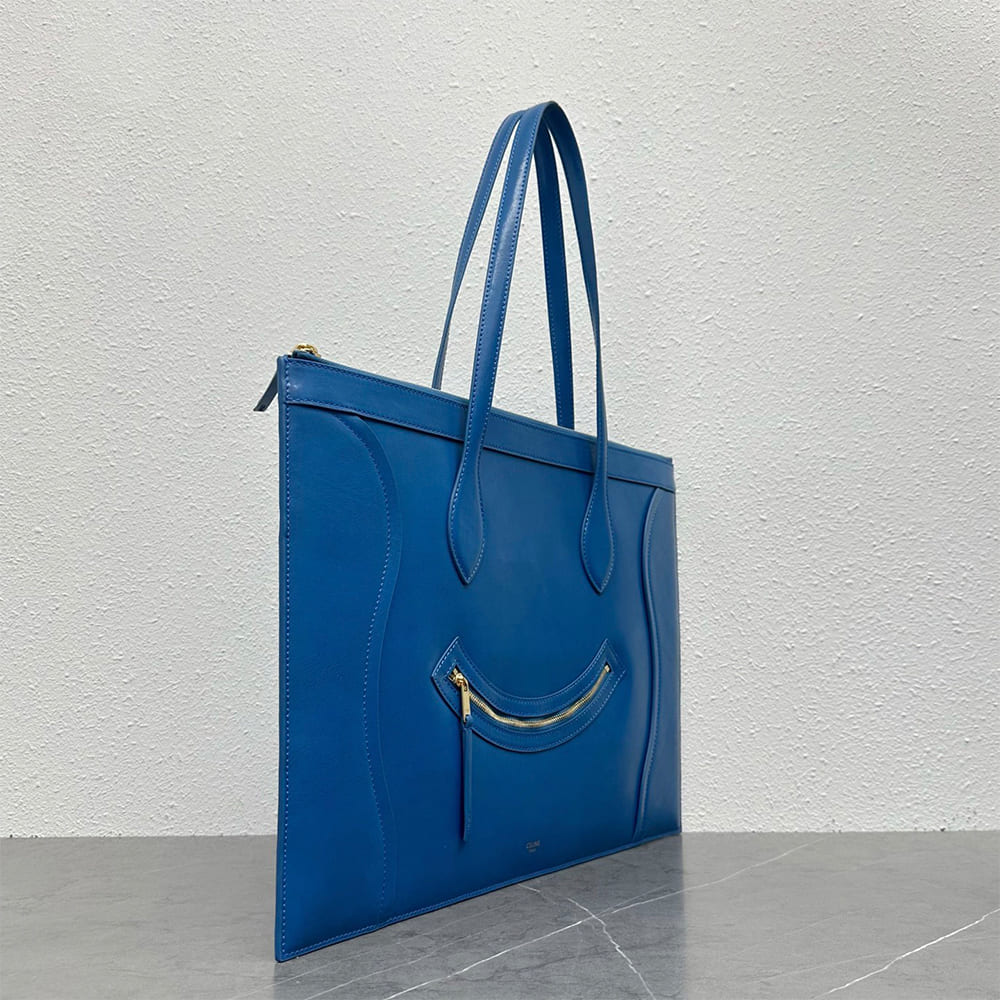 CLINE FLAT CABAS NEW LUGGAGE IN GLOSSY CALFSKIN