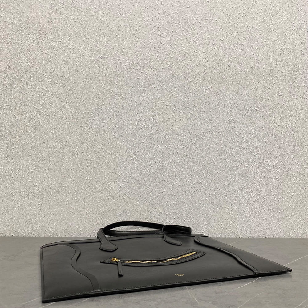 CLINE FLAT CABAS NEW LUGGAGE IN GLOSSY CALFSKIN