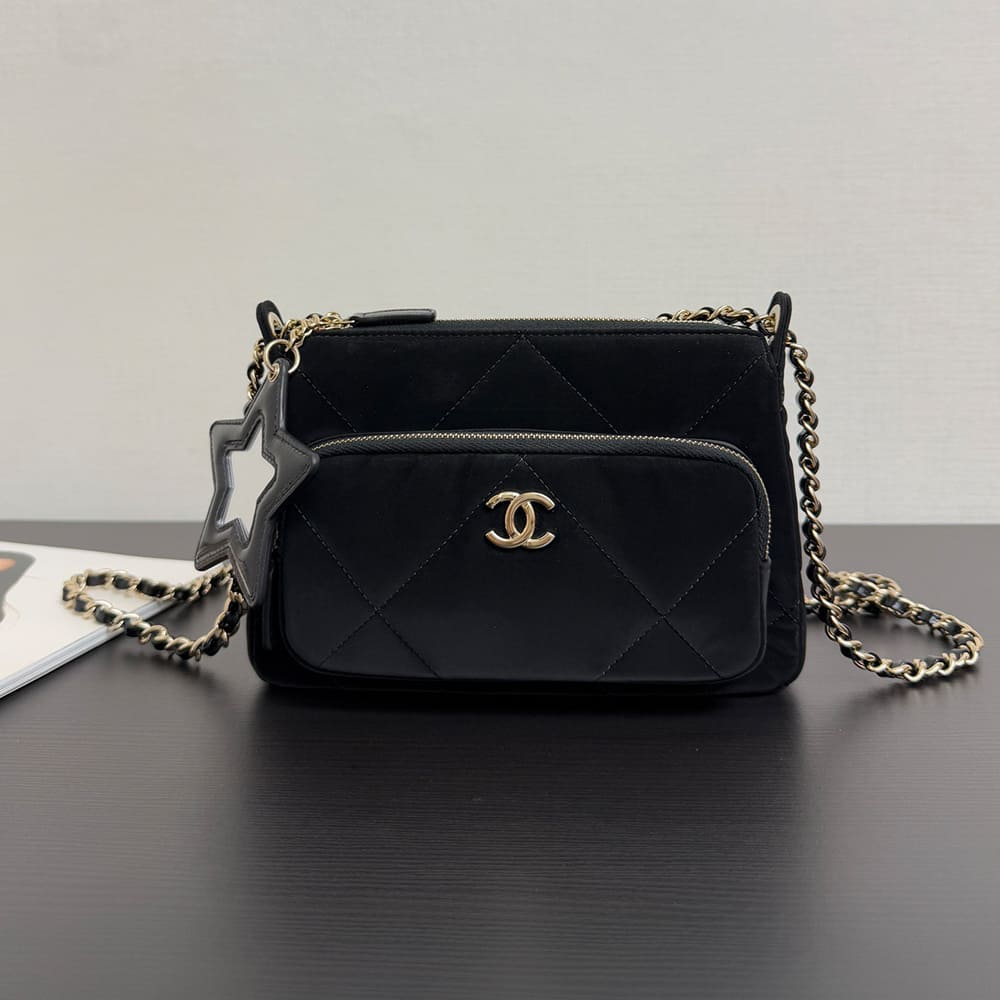 Ch**el CLUTCH WITH CHAIN(HIGH-END GRADE)