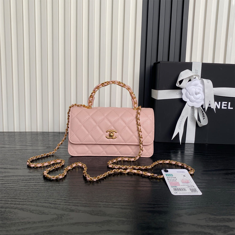 Ch**el CLUTCH WITH CHAIN(HIGH-END GRADE)
