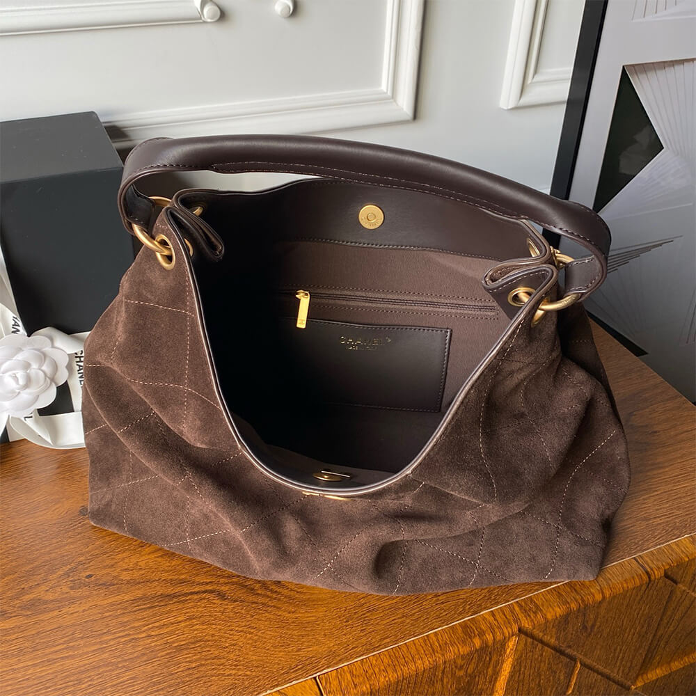 Ch**el MAXI HOBO BAG(HIGH-END GRADE)