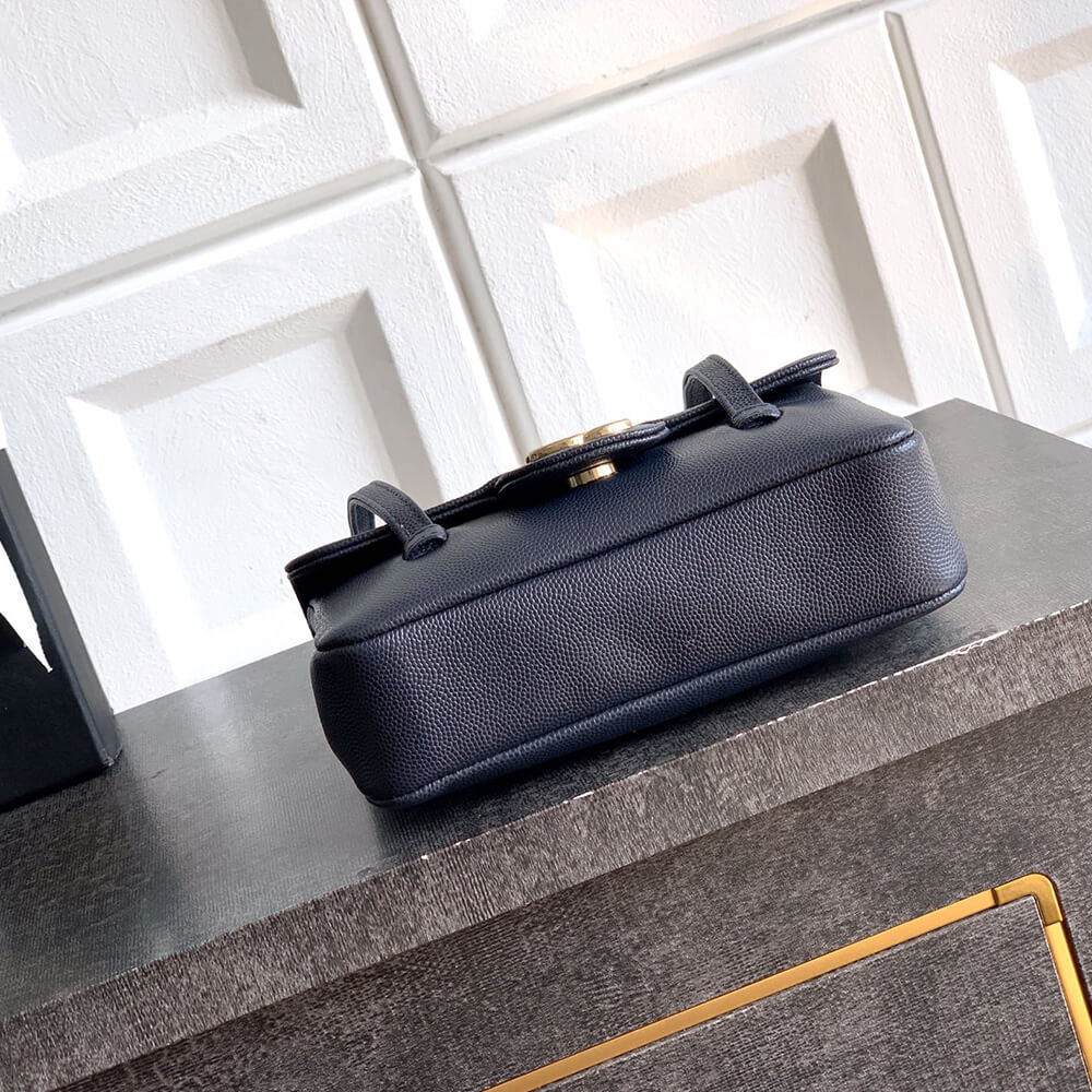 Ch**el Clutch with Leather Strap(HIGH-END GRADE)