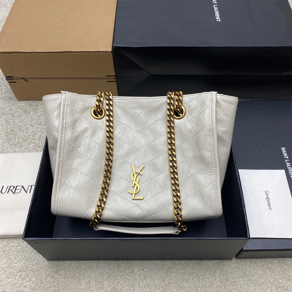 Y51 NIKI small shopping in vintage leather(HIGH-END GRADE)