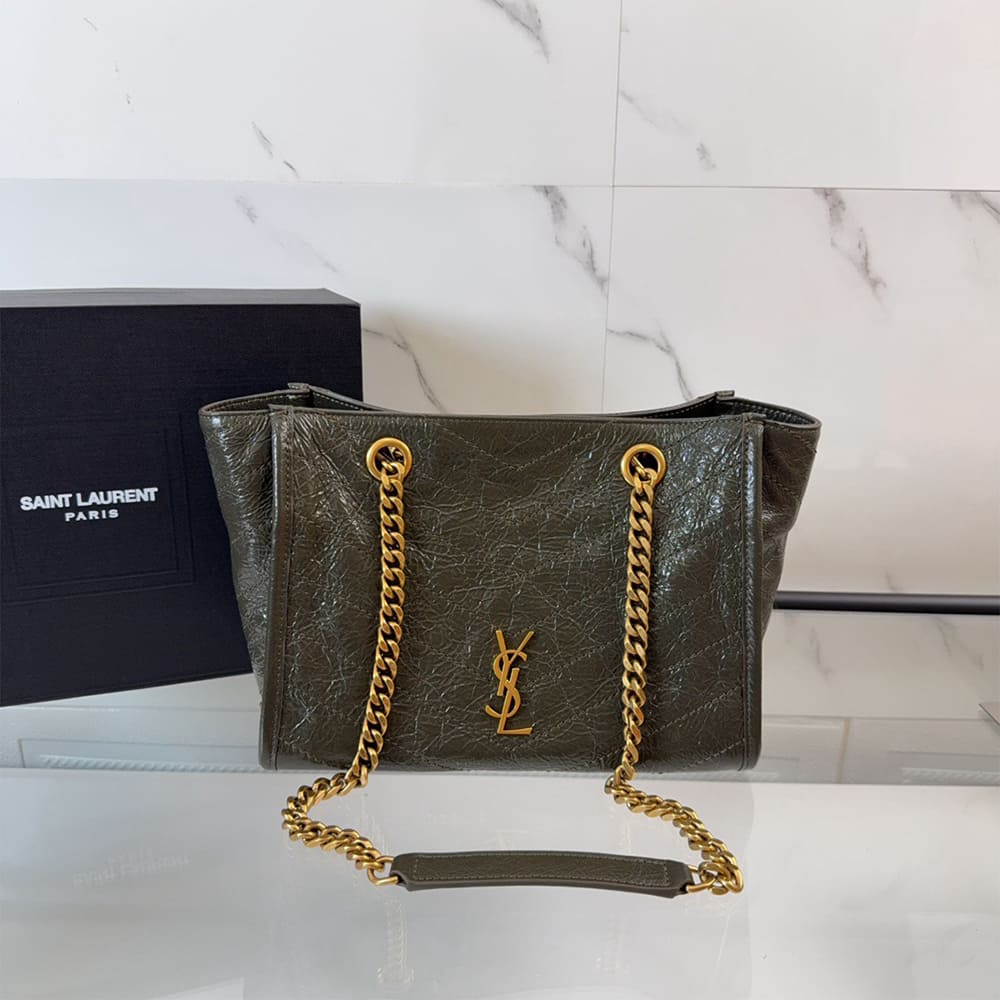 Y51 NIKI small shopping in vintage leather(HIGH-END GRADE)