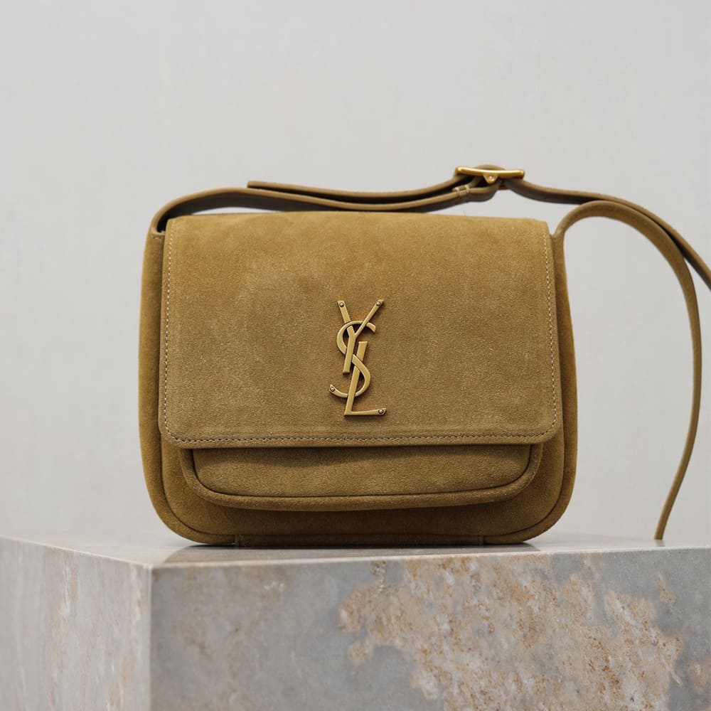 Y51 NIKI satchel in suede(HIGH-END GRADE)