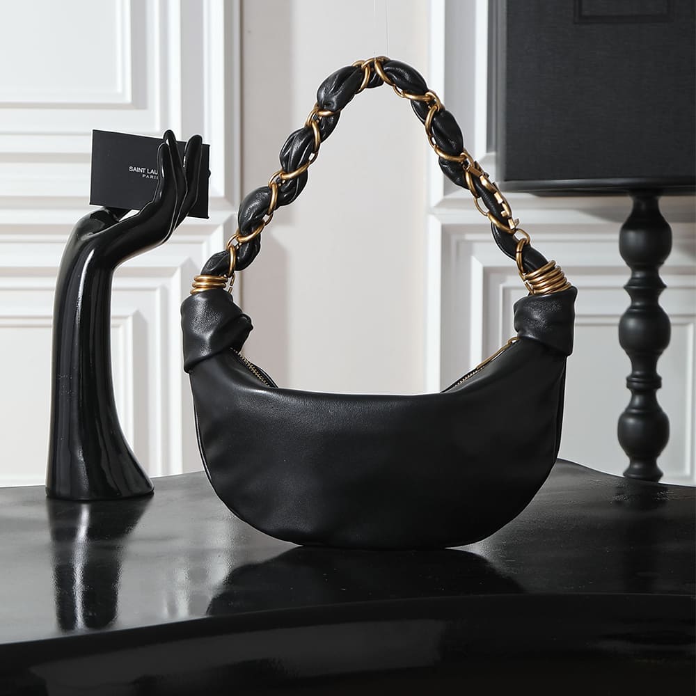 Y51 AMALIA mini hobo in lambskin(HIGH-END GRADE)