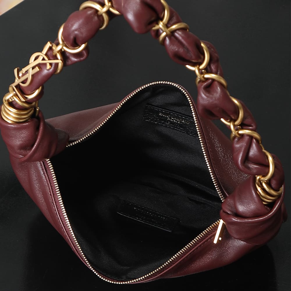 Y51 AMALIA mini hobo in lambskin(HIGH-END GRADE)