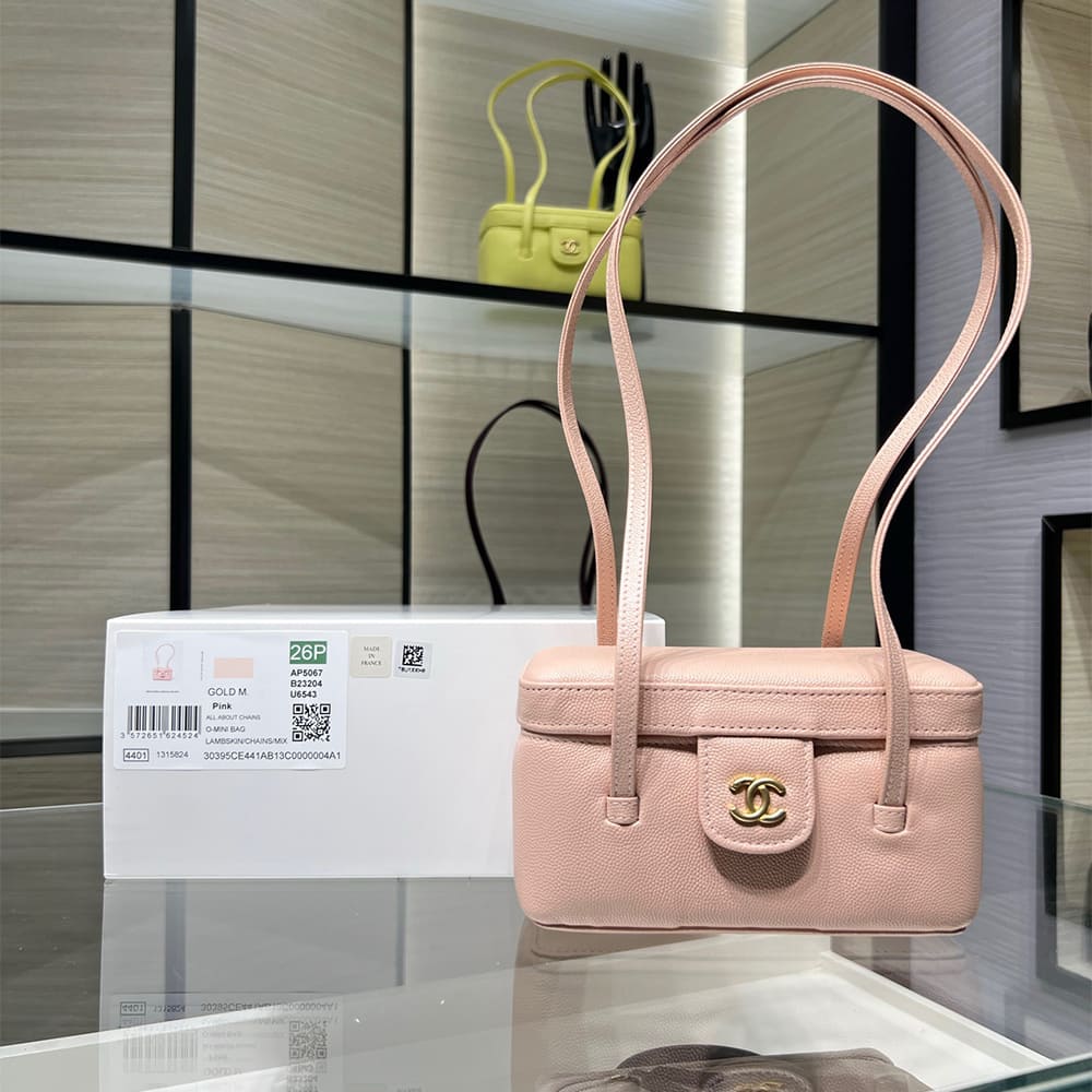 Ch**el Long Vanity with Leather Strap(HIGH-END GRADE)