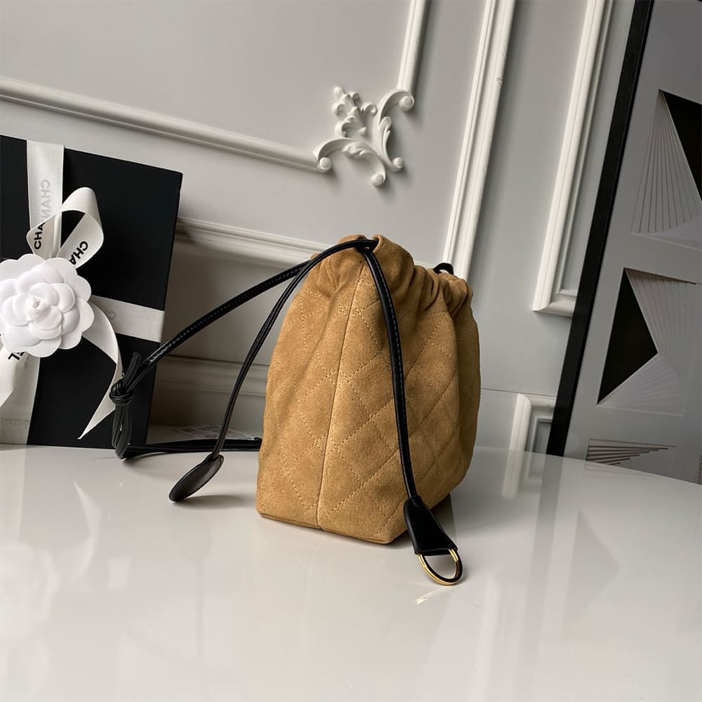 Ch**el Clutch with Leather Strap(HIGH-END GRADE)