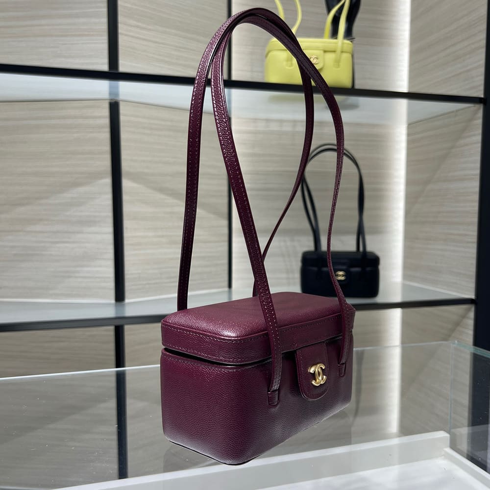 Ch**el Long Vanity with Leather Strap(HIGH-END GRADE)