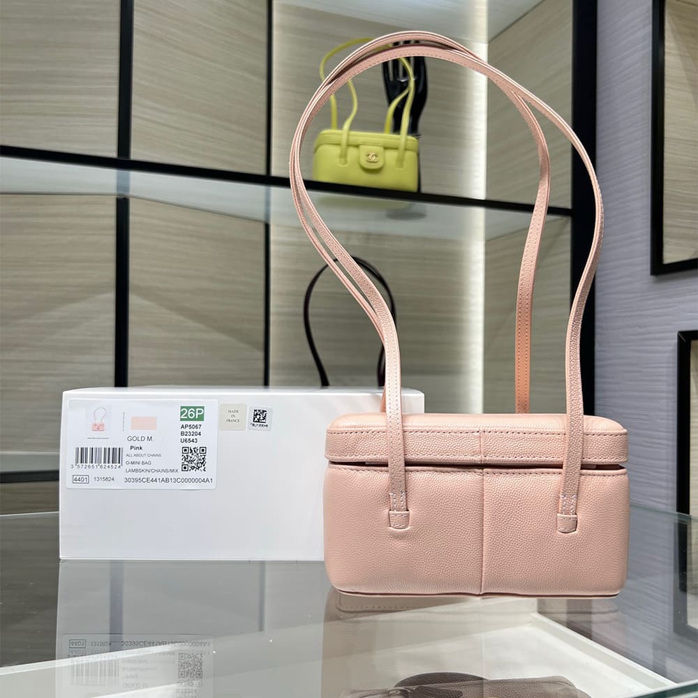Ch**el Long Vanity with Leather Strap(HIGH-END GRADE)