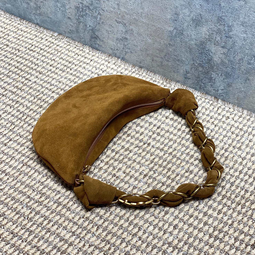 Y51 AMALIA mini hobo in suede(HIGH-END GRADE)