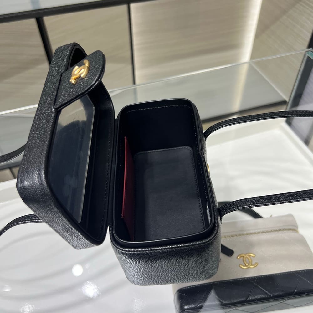 Ch**el Long Vanity with Leather Strap(HIGH-END GRADE)